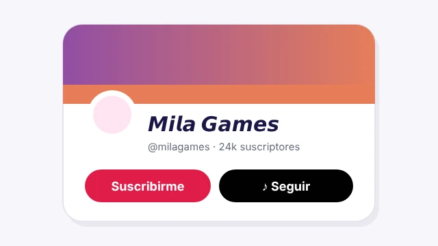 Canal de YouTube y TikTok con el nombre en letras bonitas en negrita
